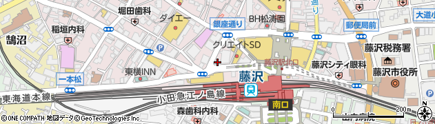 トヨタレンタリース横浜藤沢駅北口店周辺の地図