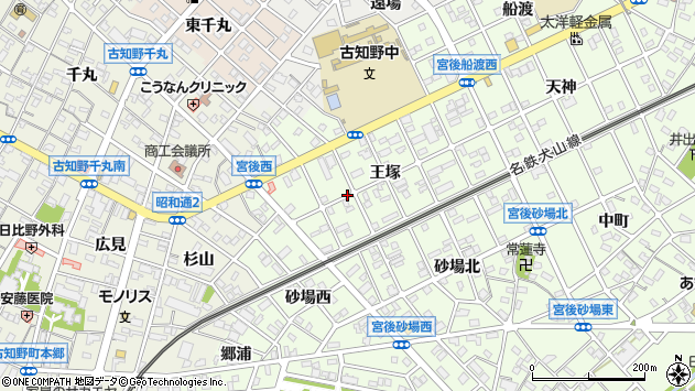 〒483-8044 愛知県江南市宮後町の地図