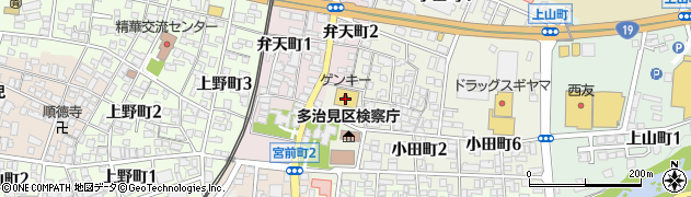 ゲンキー株式会社　弁天町店周辺の地図