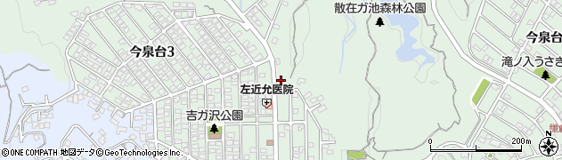神奈川県鎌倉市今泉台周辺の地図