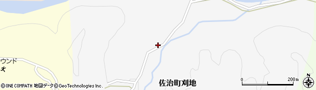 鳥取県鳥取市佐治町刈地50周辺の地図