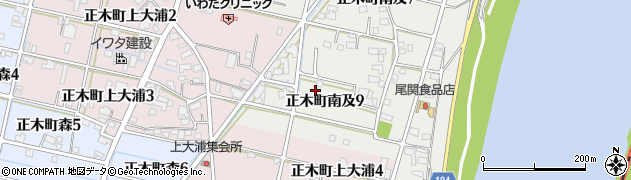 岐阜県羽島市正木町南及9丁目周辺の地図