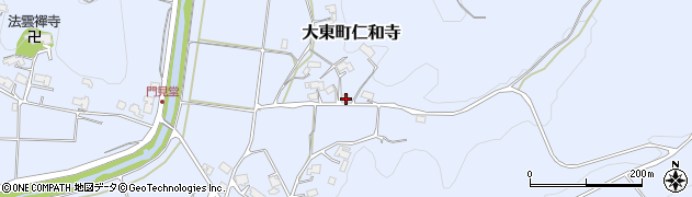島根県雲南市大東町仁和寺1328周辺の地図