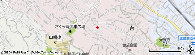 神奈川県鎌倉市台1473周辺の地図