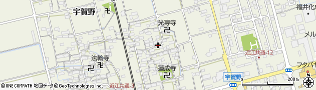 滋賀県米原市宇賀野周辺の地図