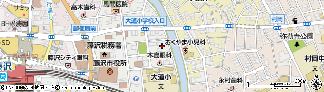 神奈川県藤沢市朝日町8周辺の地図