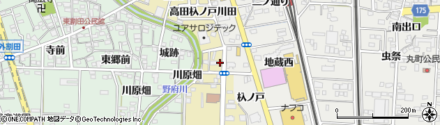 愛知県一宮市木曽川町内割田杁ノ戸南869周辺の地図