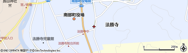 鳥取県西伯郡南部町法勝寺358周辺の地図