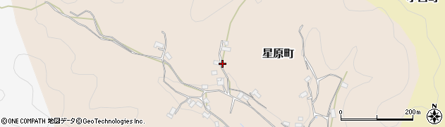 京都府綾部市星原町（奥路）周辺の地図