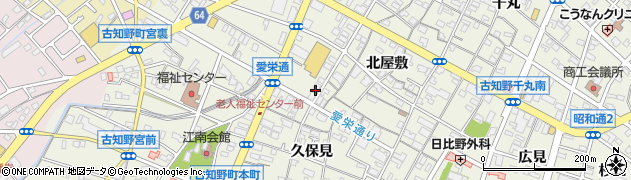 丹羽理容店周辺の地図