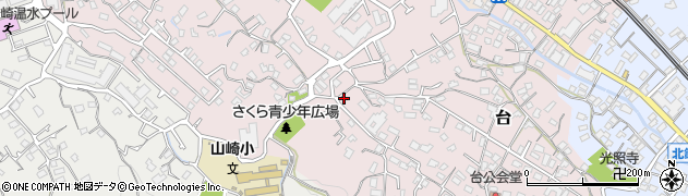 神奈川県鎌倉市台1590周辺の地図