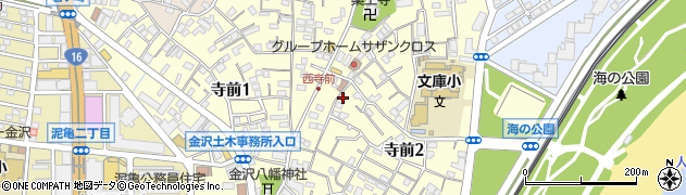 手川邸:寺前2丁目駐車場周辺の地図