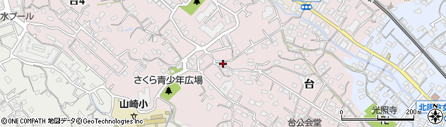 神奈川県鎌倉市台1479周辺の地図