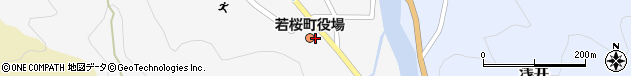 鳥取県八頭郡若桜町周辺の地図