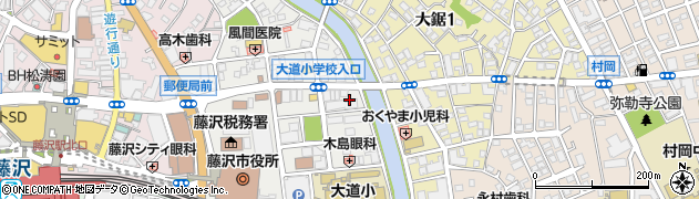 神奈川県藤沢市朝日町9周辺の地図