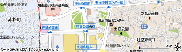 湘南パスポート・センター周辺の地図