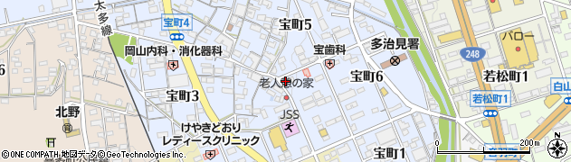 爽ケアセンター宝町周辺の地図