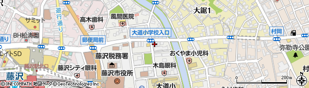 神奈川県藤沢市朝日町9-6周辺の地図