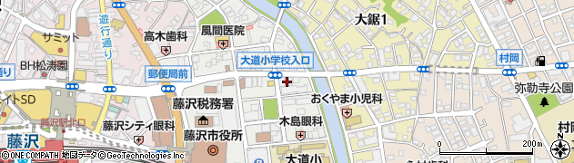 神奈川県藤沢市朝日町9-5周辺の地図