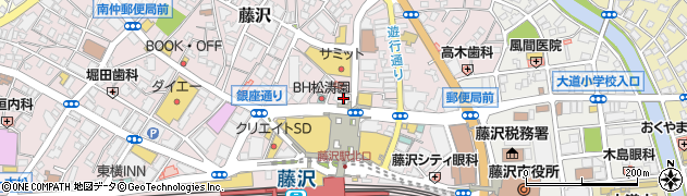 静岡銀行藤沢支店 ＡＴＭ周辺の地図