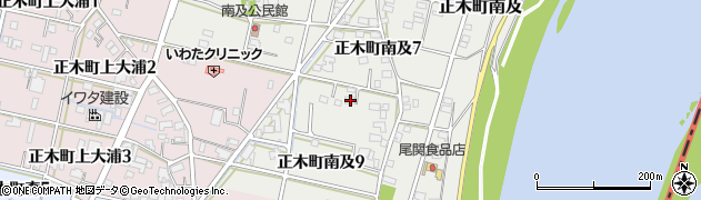 岐阜県羽島市正木町南及9丁目8周辺の地図