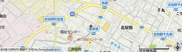 愛知県江南市古知野町花霞225周辺の地図