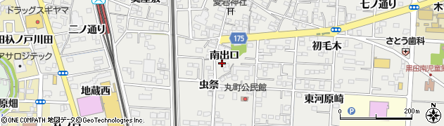愛知県一宮市木曽川町黒田南出口14周辺の地図