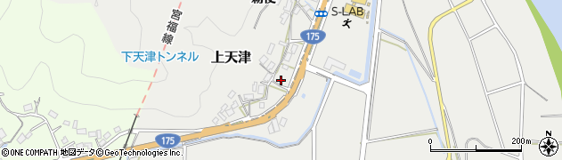 京都府福知山市上天津1971周辺の地図