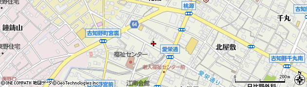 愛知県江南市古知野町花霞219周辺の地図