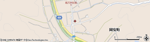 京都府綾部市中筋町（辻）周辺の地図