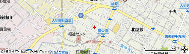 愛知県江南市古知野町花霞189周辺の地図