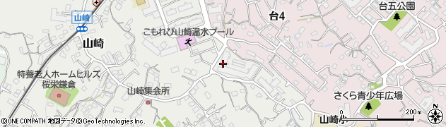 ライオンズガーデンテラス鎌倉山崎周辺の地図