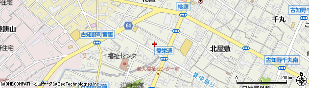 愛知県江南市古知野町花霞223周辺の地図