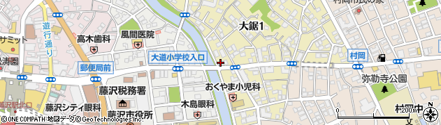 萩原家 藤沢店周辺の地図