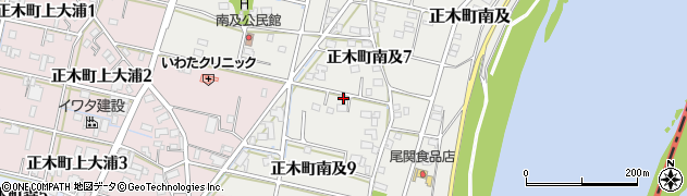 岐阜県羽島市正木町南及9丁目7周辺の地図