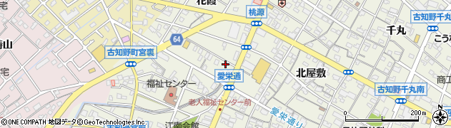 愛知県江南市古知野町花霞185周辺の地図