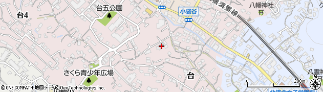 神奈川県鎌倉市台1540周辺の地図