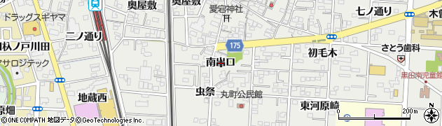 愛知県一宮市木曽川町黒田南出口周辺の地図