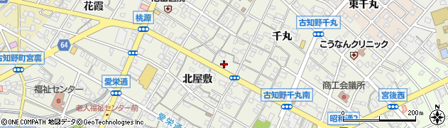 愛知県江南市古知野町北屋敷78周辺の地図
