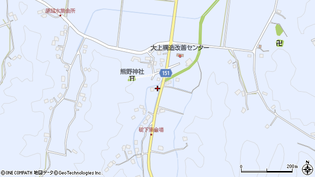〒299-4423 千葉県長生郡睦沢町大上の地図