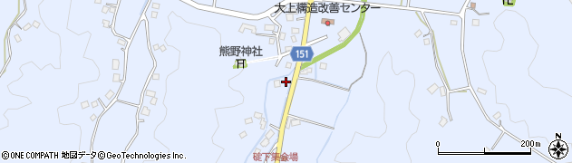 千葉県睦沢町（長生郡）大上周辺の地図