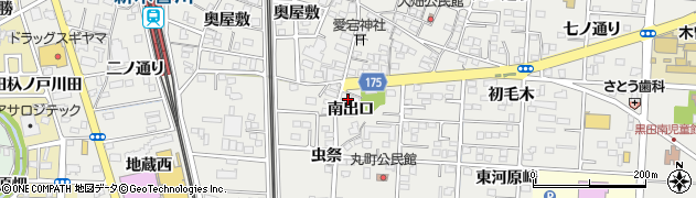 愛知県一宮市木曽川町黒田南出口16周辺の地図