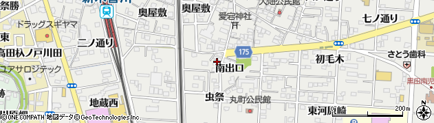 愛知県一宮市木曽川町黒田（地蔵東）周辺の地図