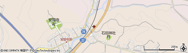 京都府綾部市安国寺町（岩鼻向）周辺の地図