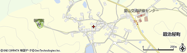 京都府綾部市鍛治屋町（繁地）周辺の地図
