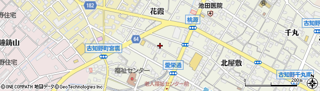 愛知県江南市古知野町花霞180周辺の地図