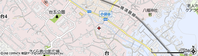神奈川県鎌倉市台1526周辺の地図