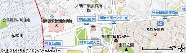 横浜地方法務局　湘南支局・人権相談周辺の地図