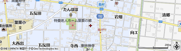 愛知県一宮市島村六反田170周辺の地図