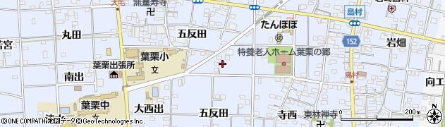 愛知県一宮市島村六反田77周辺の地図